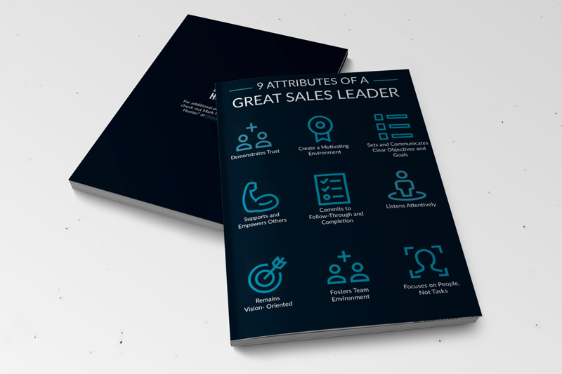 9 Attributes of a Great Sales Leader Infographic